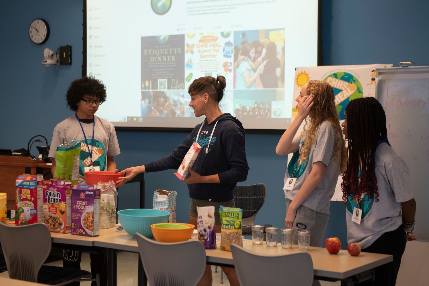 Food health demonstration