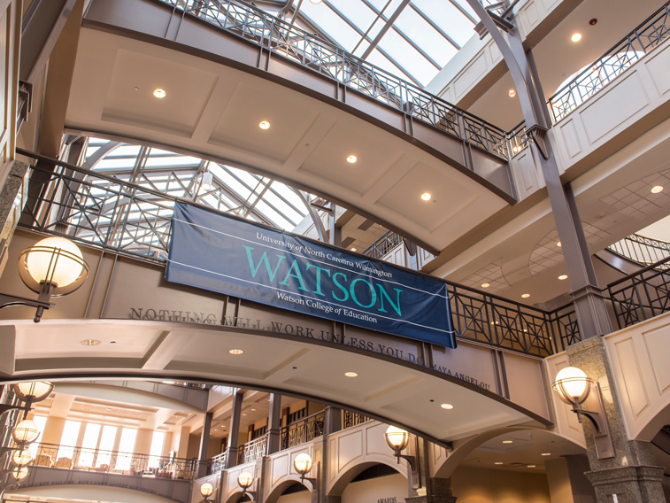 inside of watson college building