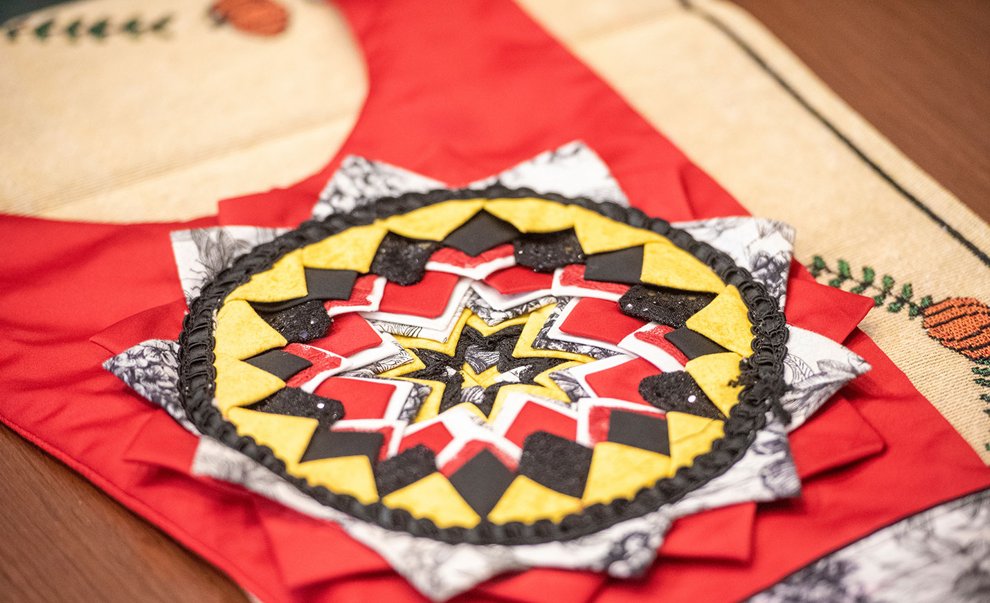 quilted Native American artwork
