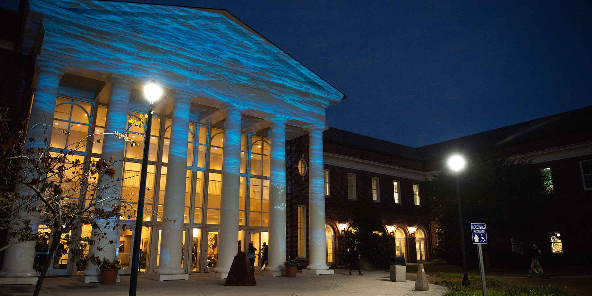 Outside of the UNCW Cultural Arts Building