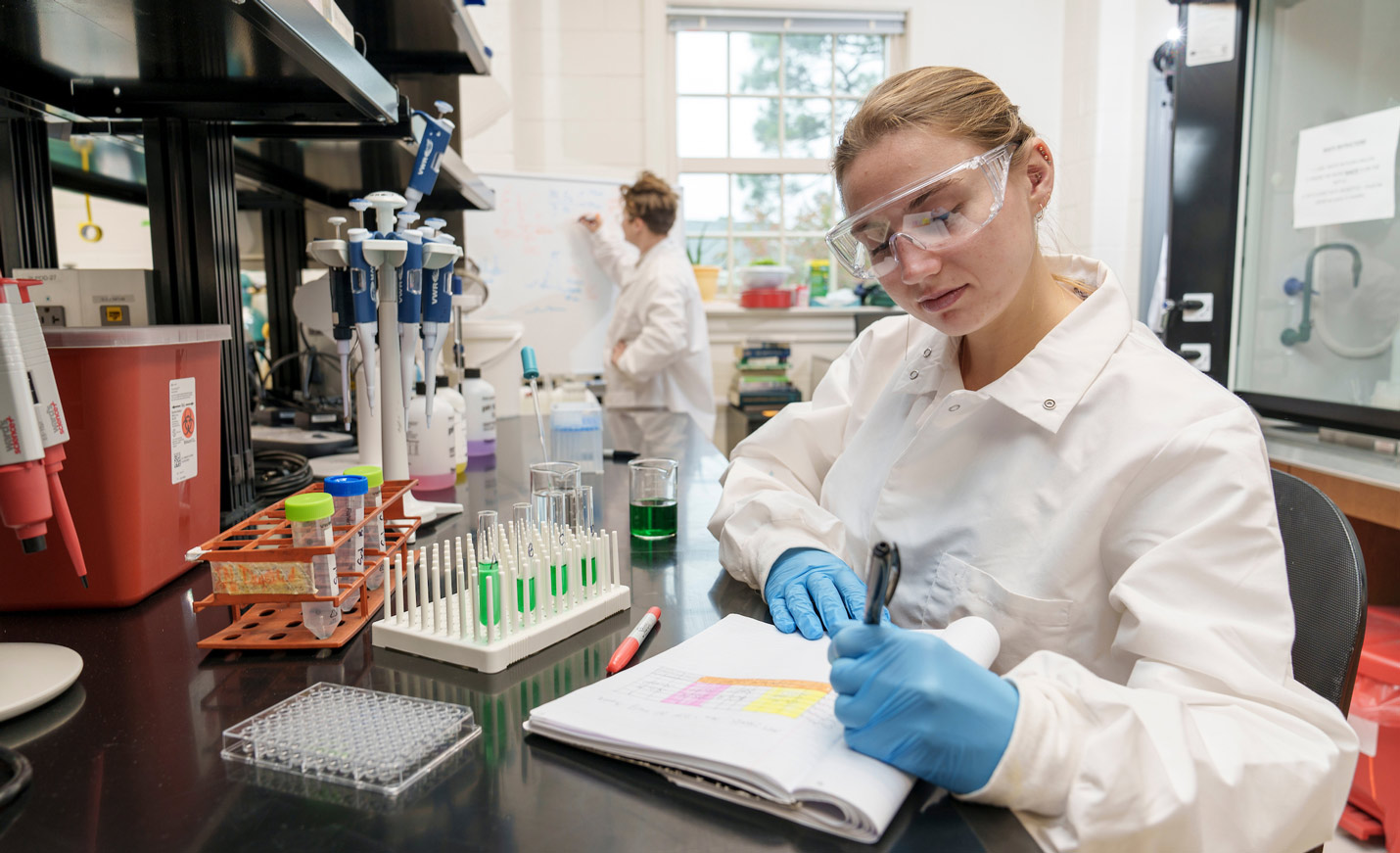 Students in lab