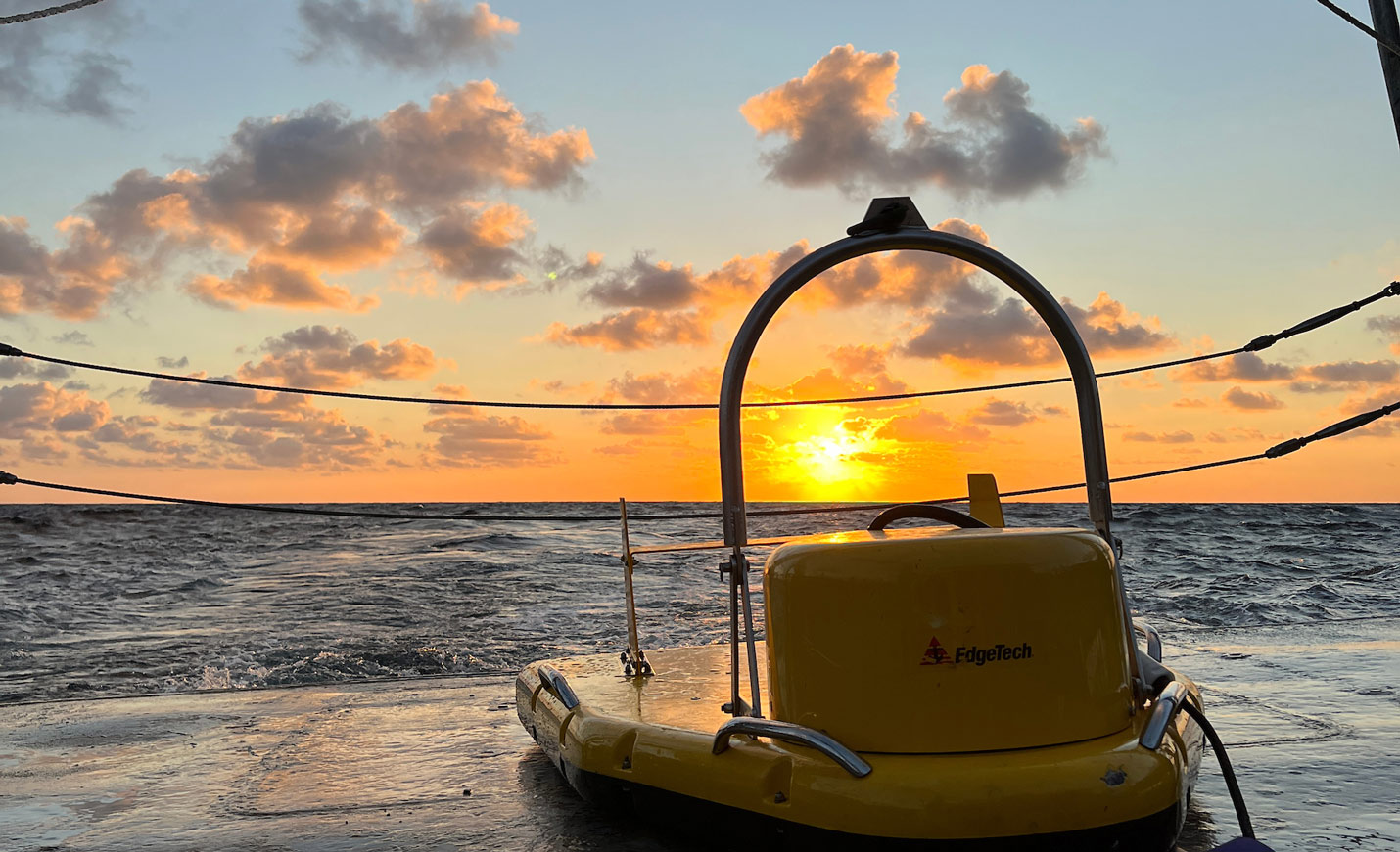 Sub on a boat