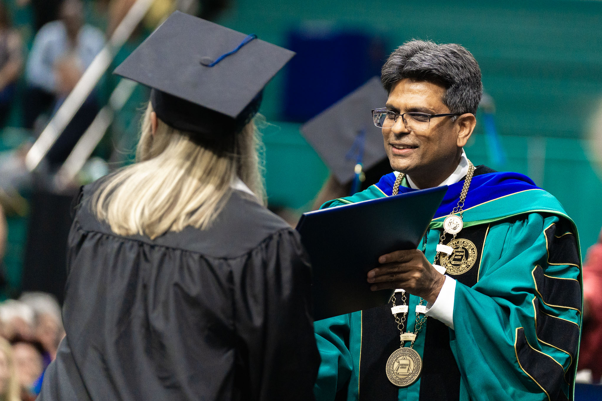 Chancellor at commencement