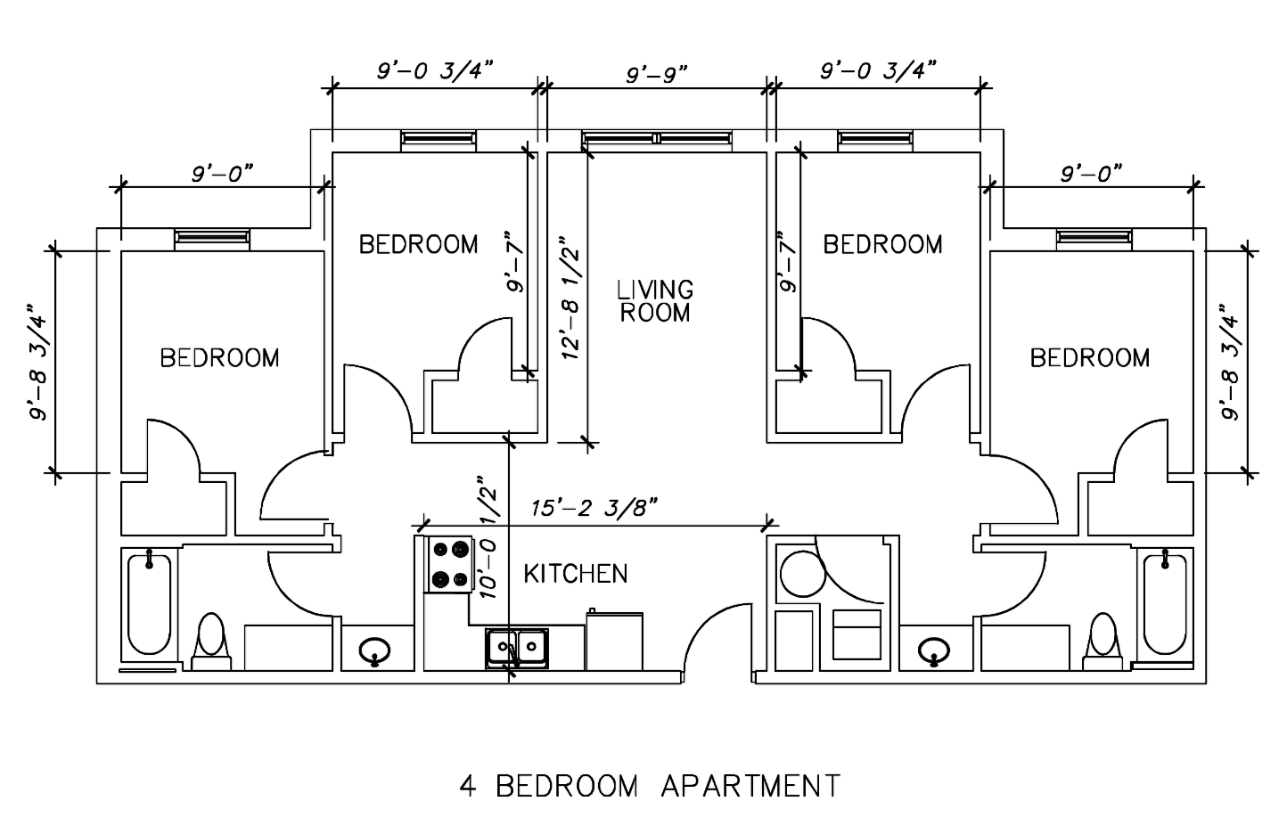 Crossing 4 bedroom apartment