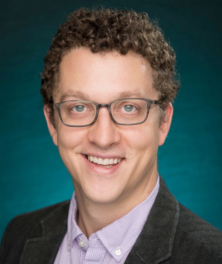 man smiling in portrait