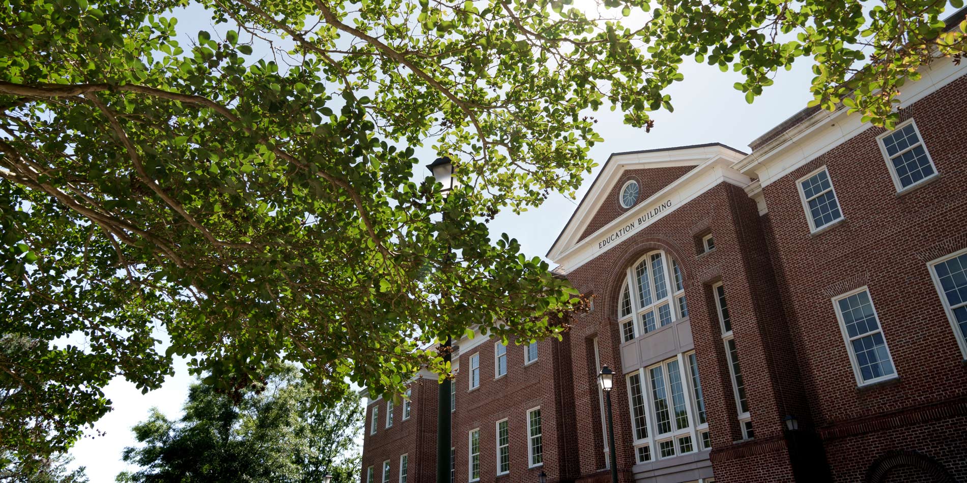 exterior of the Watson College of Education building