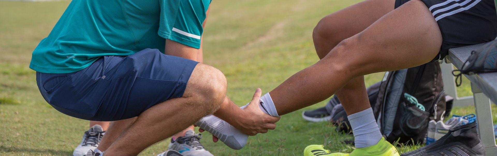athletic feet
