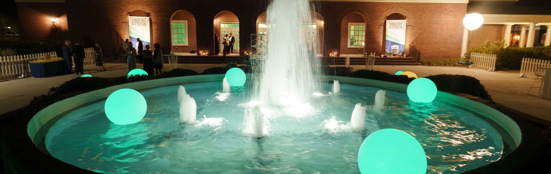 Fountain at night