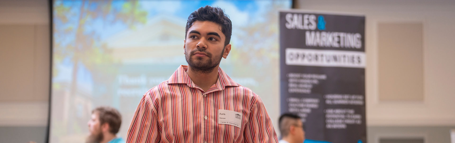 student attends Sales Convention