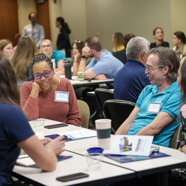 UNCW employees at symposium
