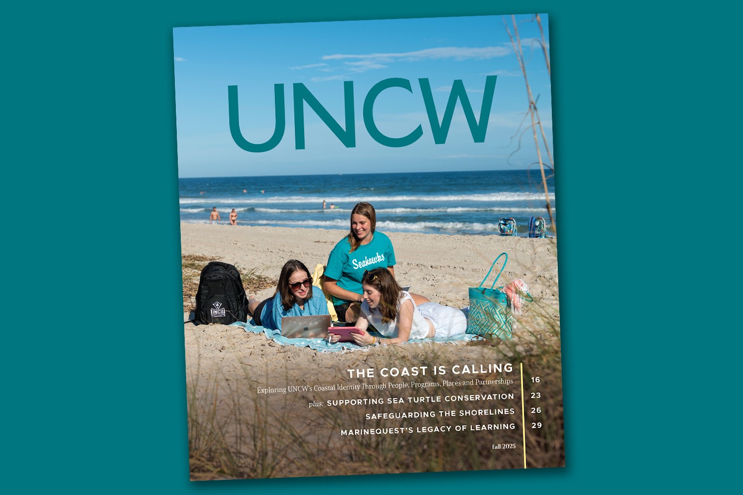 Cover of Fall 2025 issue of UNCW Magazine