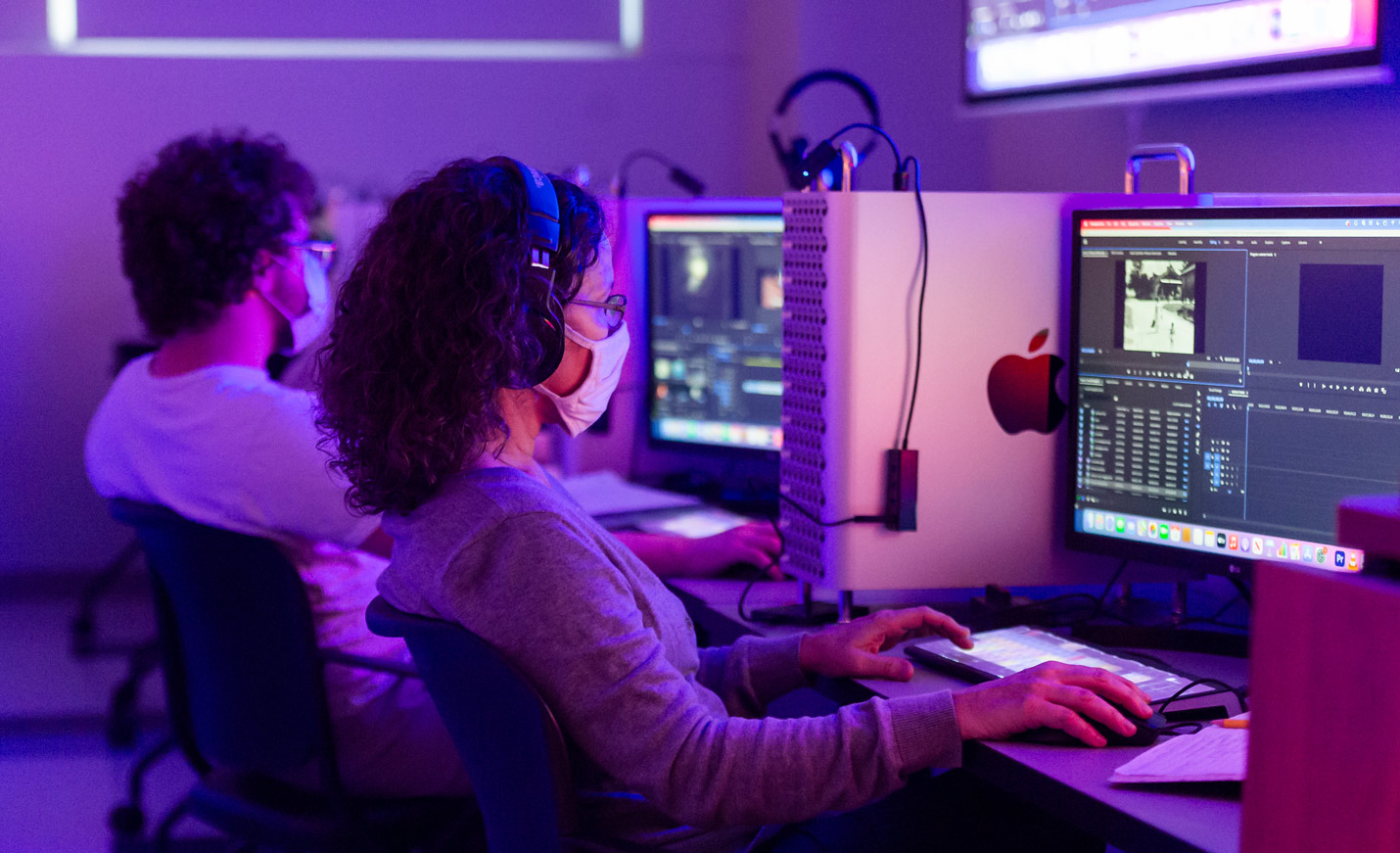 Students editing