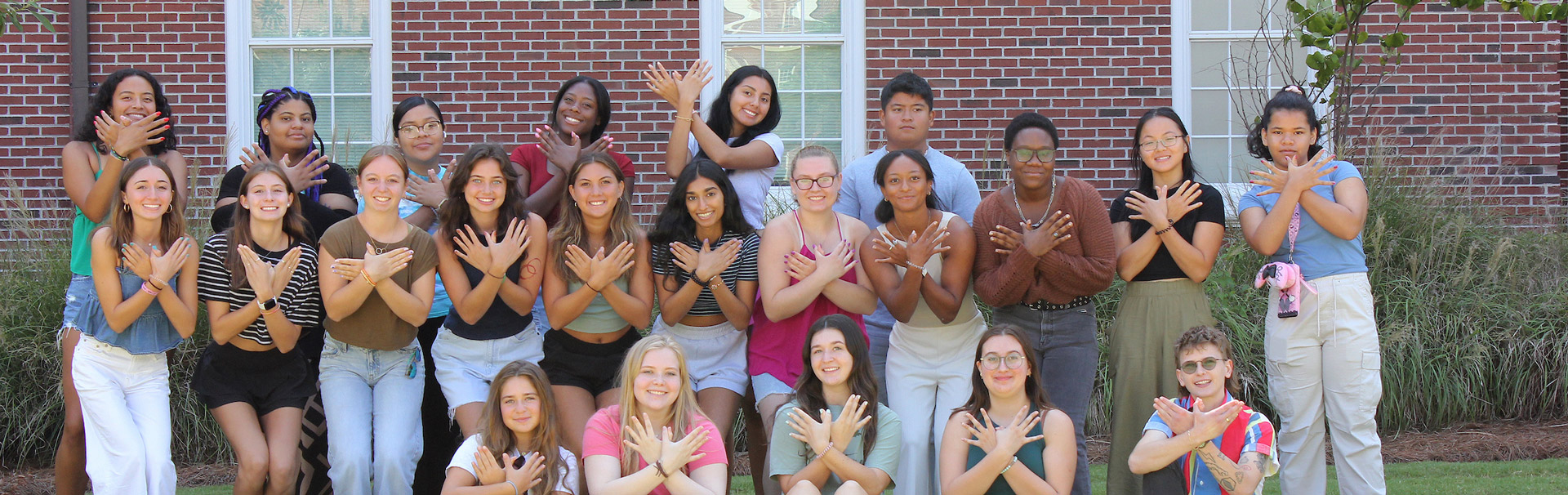 The new fellows of the Heath Equity Bonner Fellowship gather for their Orientation.