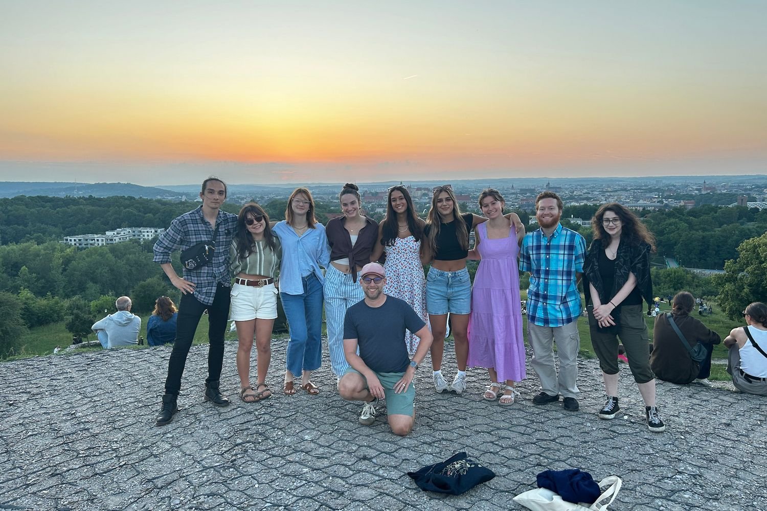 Krakow trip group photo