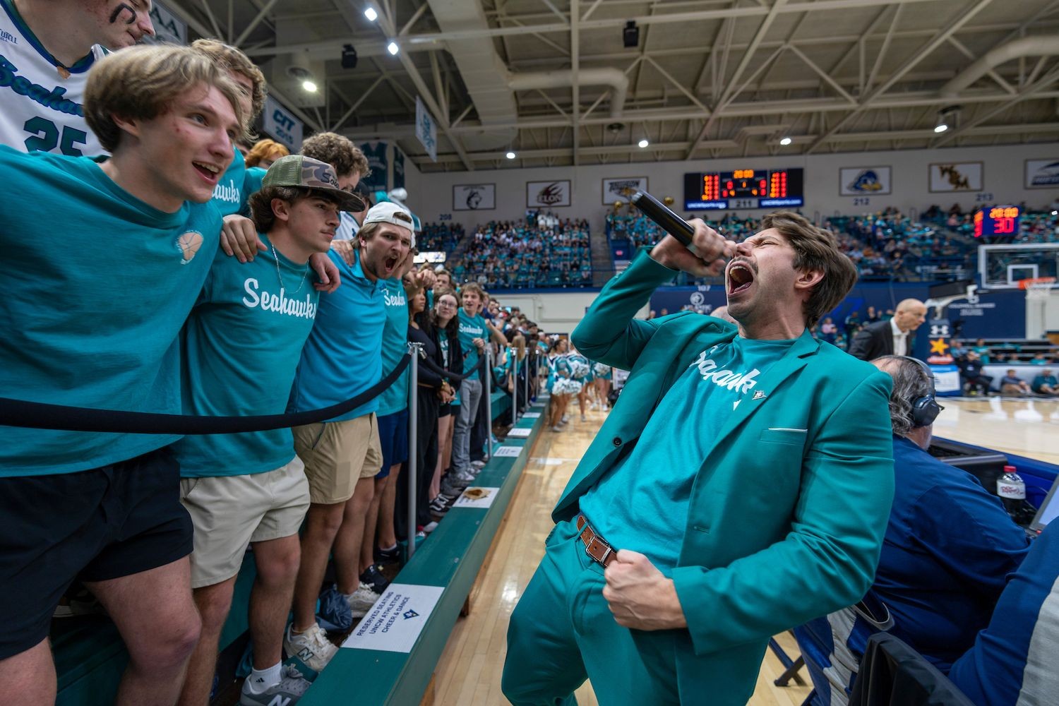 Caden Lang ’23 AKA Teal Suit Guy