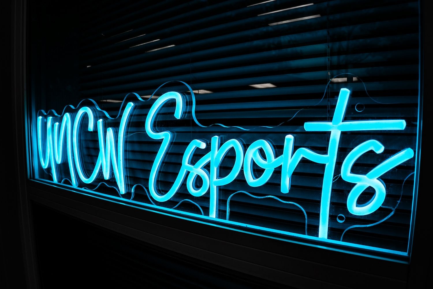 uncw esports neon sign