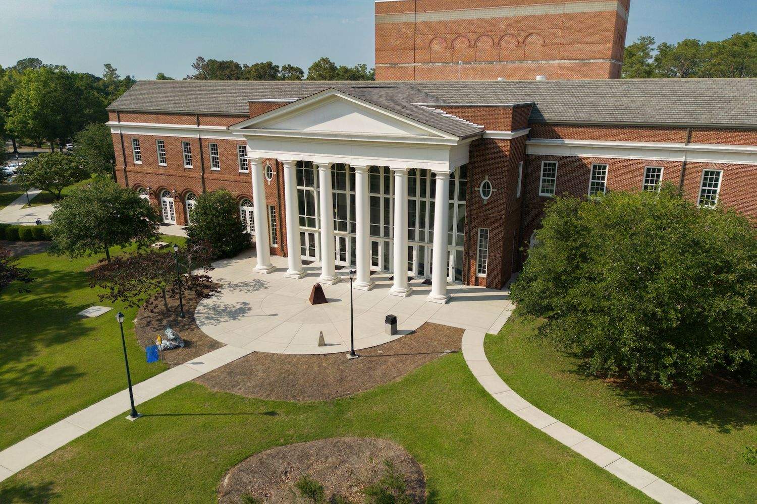 Exterior of UNCW's Cultural Arts Building