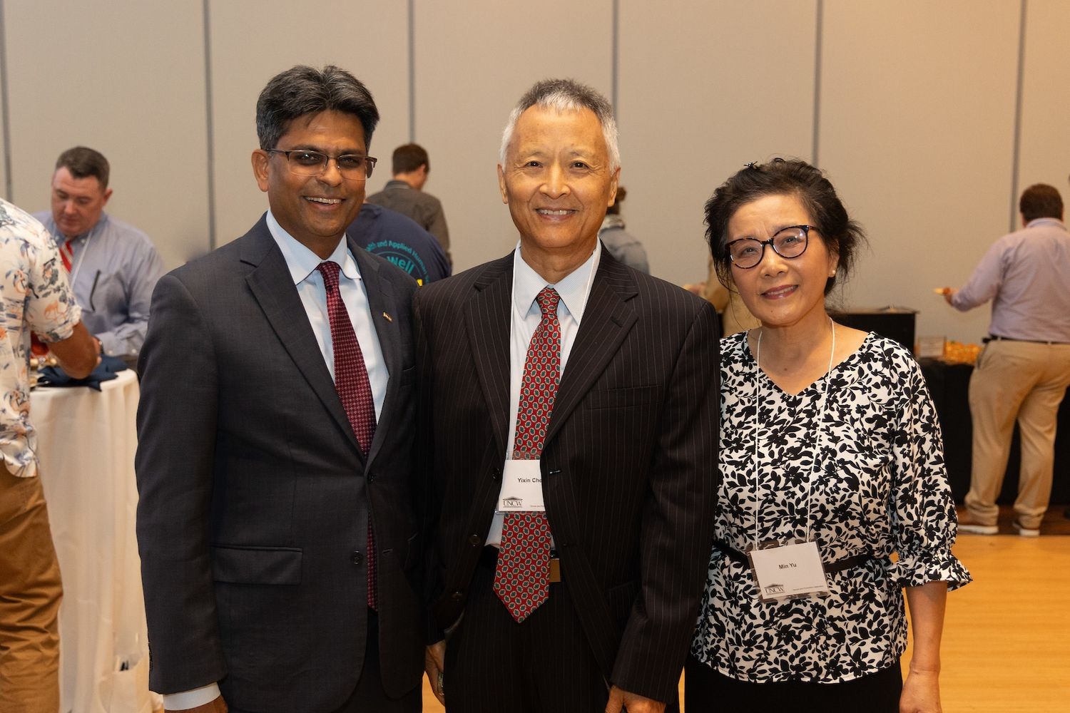 faculty mingling at the Tenure and Promotion Celebration