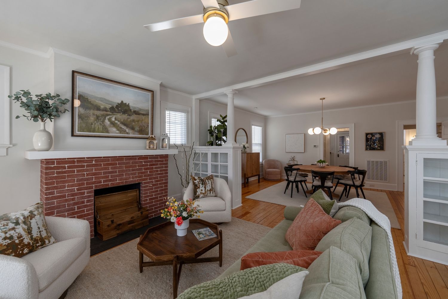 Padrick house living room