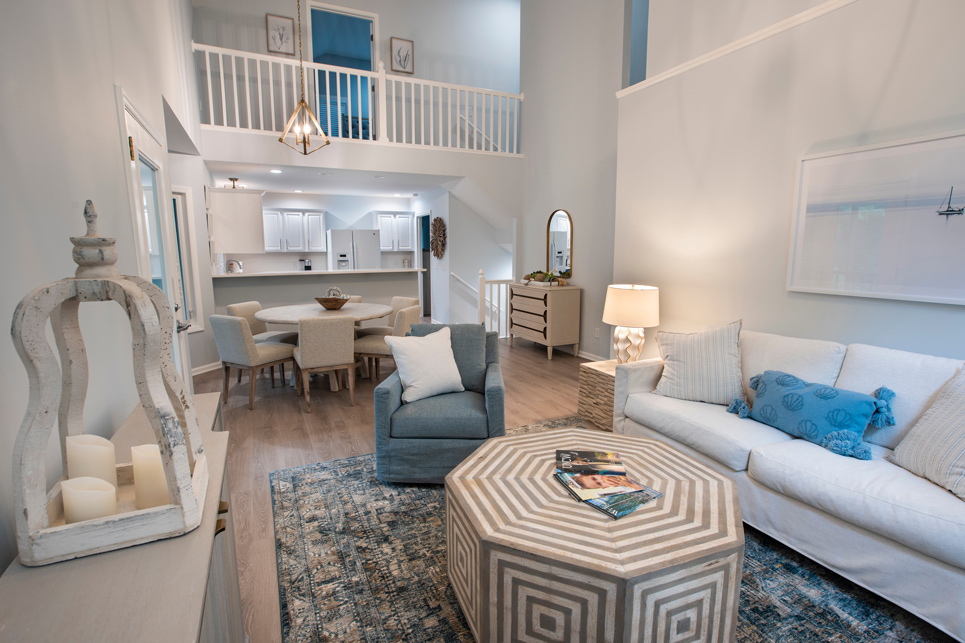 Living room in ross house