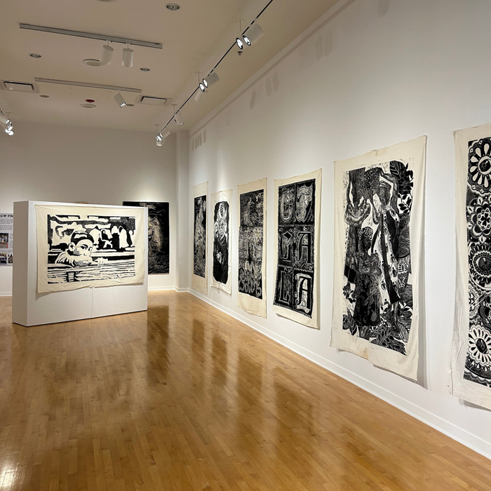 Woodblock Prints in CAB Art Gallery