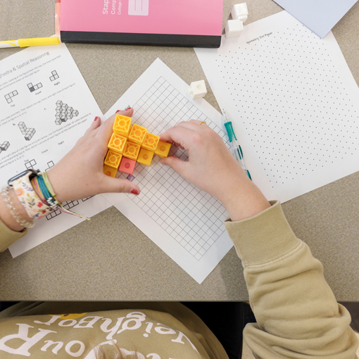 Math blocks in class room