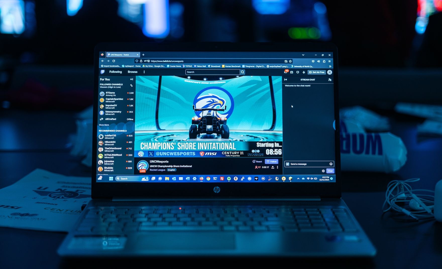 Esports lab streaming
