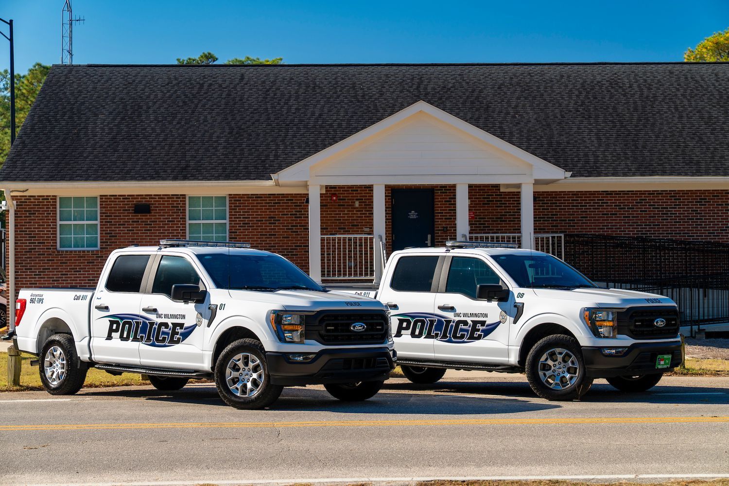 UNCW Police Trucks