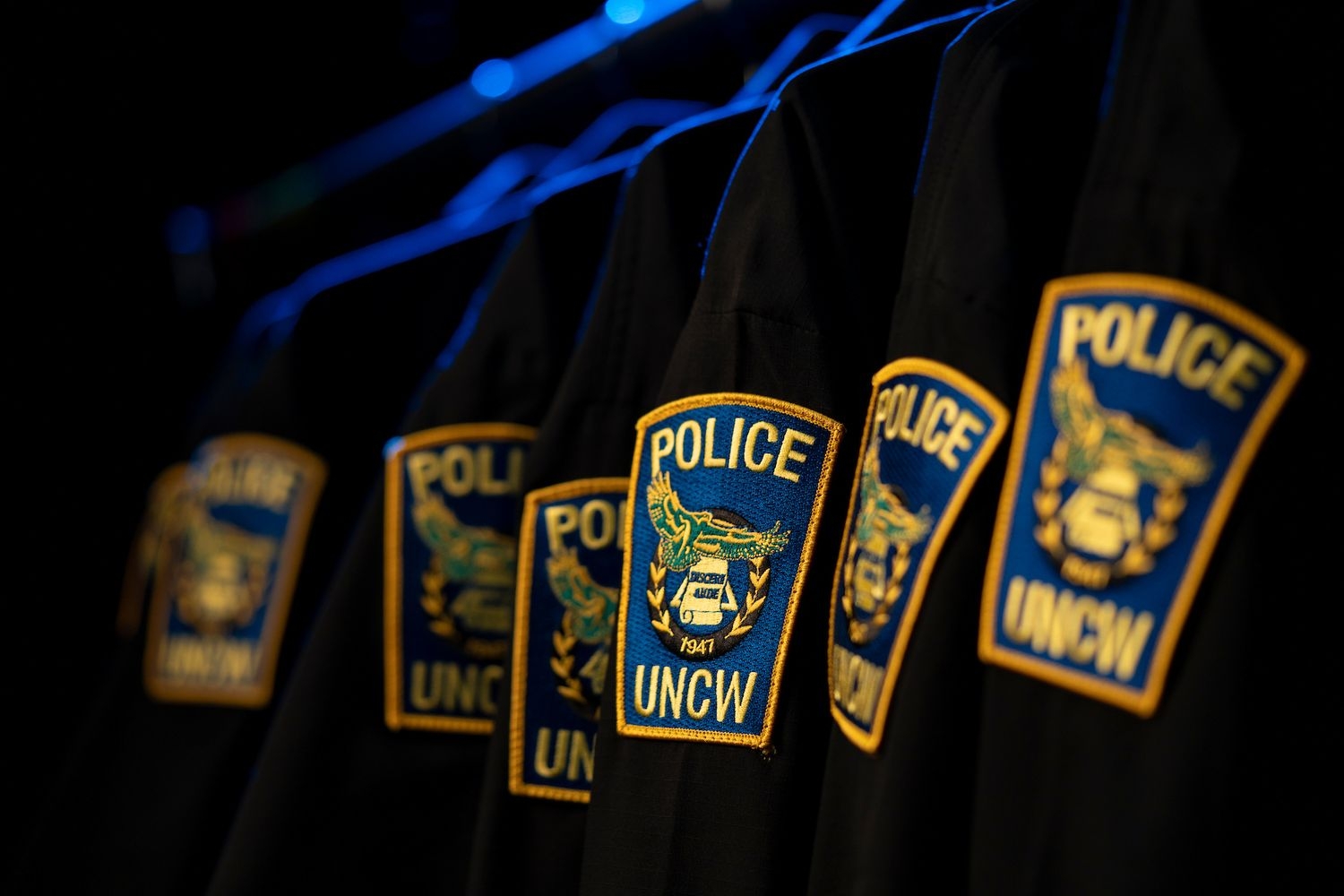 UNCW Police recruiting patches